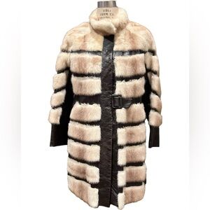 Vintage The Mink Barn Furs by Talidis Fur & Leather Coat Women’s Monogrammed